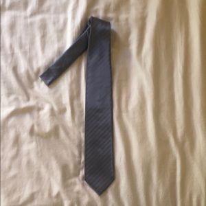 Dark Gray Woven Tie